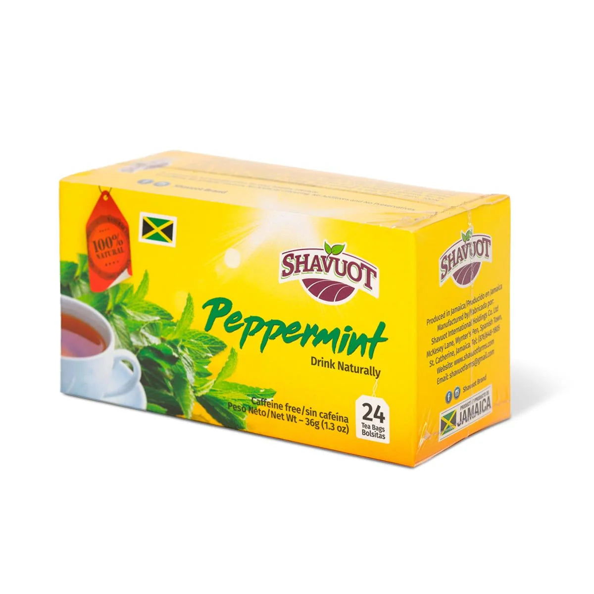 Shavuot Peppermint Tea, 24 Teabags